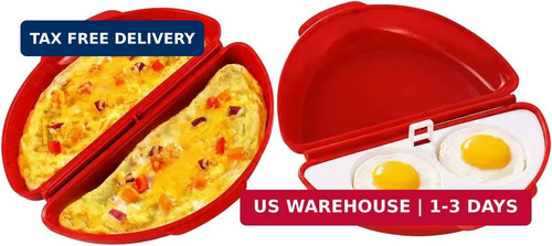 Microwave egg cooker - cooker, 2-egg