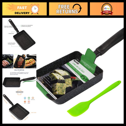 Nonstick tamagoyaki pan with - nonstick,